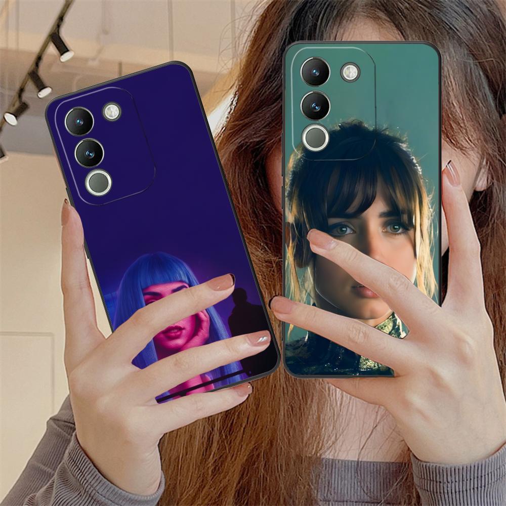 Ana de Armas Matte TPU Mobile Phone Case for VIVO Y77 76 75 74 73 72 58 56 55 51 50 38 36 Y19 Y18 Y03 Y01 5G Colorful Cover