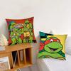 T-Teenage M-Mutant N-Ninja T-Turtles Animation Pillow Case Square Pillow Bedroom Sofa LeisureCarLivingRoom Home Decoration 40X40