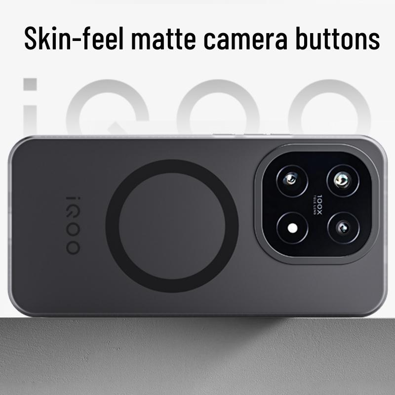 

IQOO 15 Ультратонкий Магнітний Матовий Чохол для Телефона – Мінімалістичний, Ударостійкий Захисний Чохол Luminous White - Magnetic