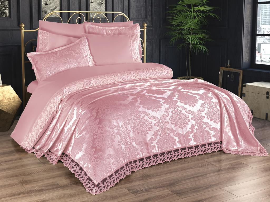 

Свадебный комплект French Lace Belinda, пудра из 7 предметов