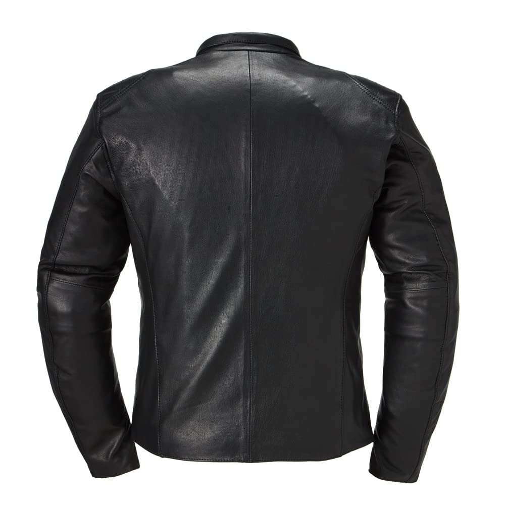 Honda x KUSHITANI Leather Size Jacket, Black, M, 0SYEG-53F-KM