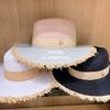 202509-pei27404  INS CHIC Summer Color Patchwork   Lady Fedoras Cap Men Women Leisure Holiday Beach Jazz Hat