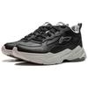 Li Ning Defender Fleece Comfortable Versatile Wear-Resistant Shock Absorbing Warm Low-Top Casual Shoes Women sneaker Black AGLU102-1