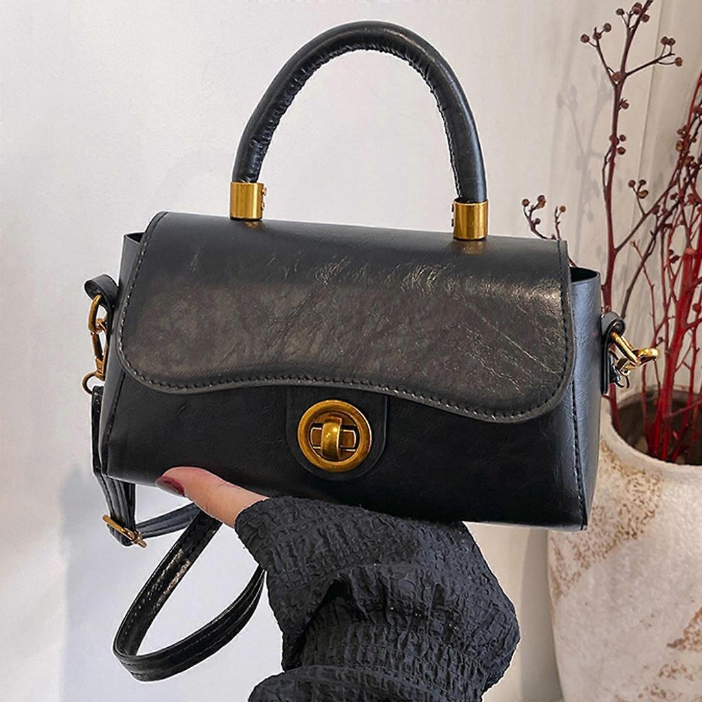 Stylish Crossbody Bag with Adjustable Strap Practical PU Leather Shoulder Handba for Work Shopping and Social Event Green