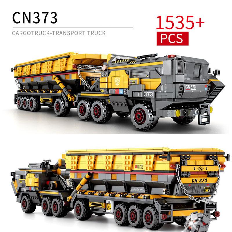 Military Model Building Block the Wandering Earth Heavy Transport Vehicle Truck 832pcs Educational Bricks Toy Boy