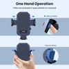 TOPK Verbessertes Hakenclip Auto Halterung FÜR Handy, Lüftungsschlitz Universelle Halterung, Super Stabile Passform für iPhone LKW Smartphones