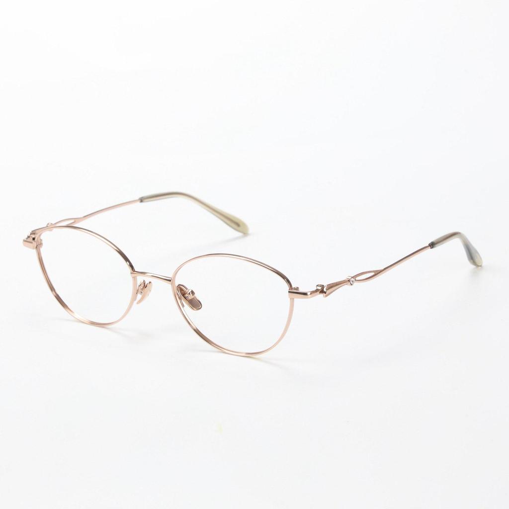 Women's Fashionable Pure Titanium Myopia Eyeglass Frames with Thin Metal Rim, Suitable for Prescription Reading Glasses.