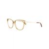 Chlo  Cat Eye Frame Bio Acetate Optical Frames Brown Gold Transparent