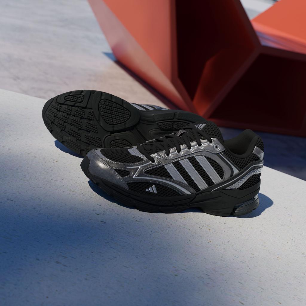 Adidas Spiritain 2000 Chunky Sneakers Unisex Low Top Black/Bright Meta