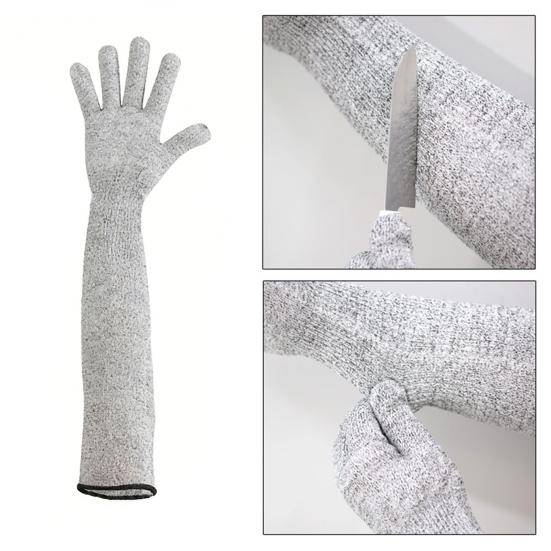 1 Paire de Gants de Manipulation pour Animaux Résistants aux Morsures et aux Griffures Manches de Protection pour Toilettage Utilisation Vétérinaire Manches Protectrices Flexibles pour les Soins aux Animaux Sécurité