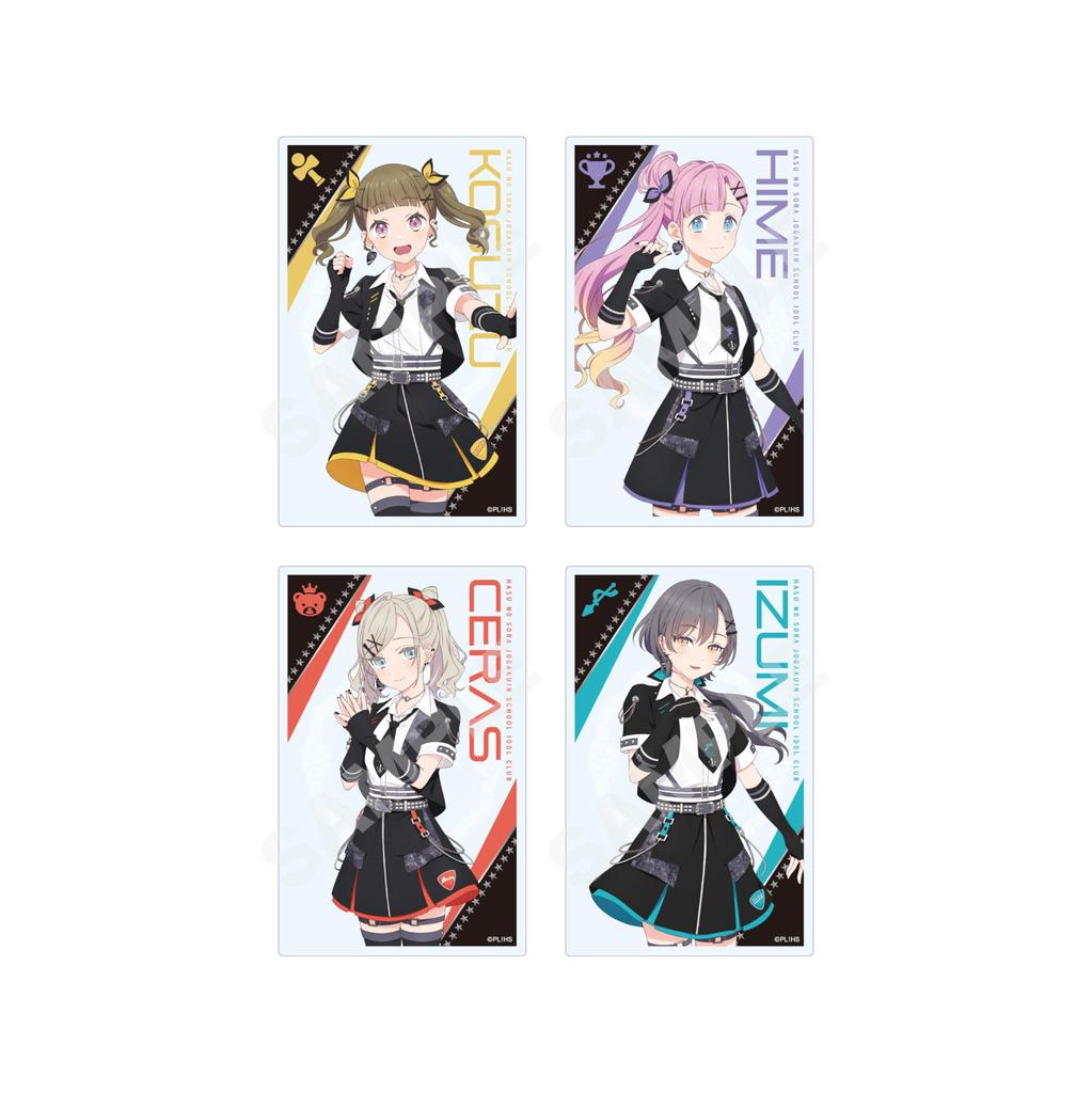 Love Live Hasunozora Girls' Academy School Idol Club Clear Cards 8-Pack Box