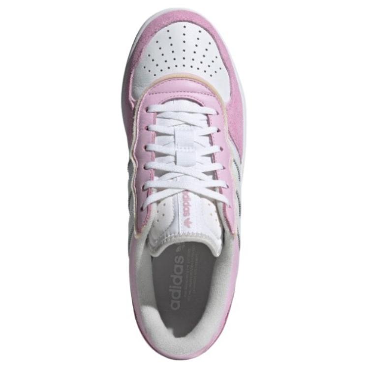 Adidas Originals Courtic Non-Slip Durable Low-Top Skate Shoes Unisex Sneakers Pink White Gray JI2552