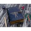 Leather Journal Butterfly Leather Notepad Writing Notebook Sketchbook Blank Spell Book Poetry Notepad Book Traveling Book for Men Women Gift