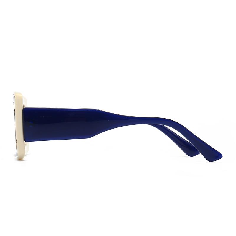 0041 Export Cross Border Narrow Sunglasses European American Street Photography Ins Popular Square Model