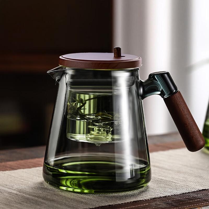Zhenqi Glass Infuser Teapot Set with 4 Cups