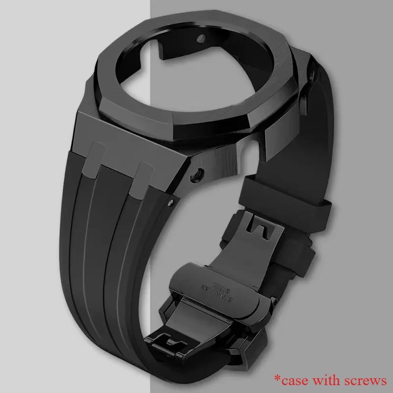 Gen4 Metal Case Bezel Frame GA2100 GAB2100 Casioak Mod Kit Modification Frame For GA2110 Metal Rubber Strap Accessory Wholesale