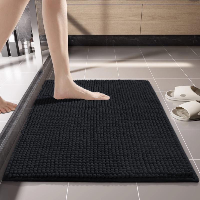 Special Short Hair Floor Mat Toilet Bathroom Floor Mat Dirt Resistant Door Mat Fixed Soft Absorbent Non-Slip Carpet