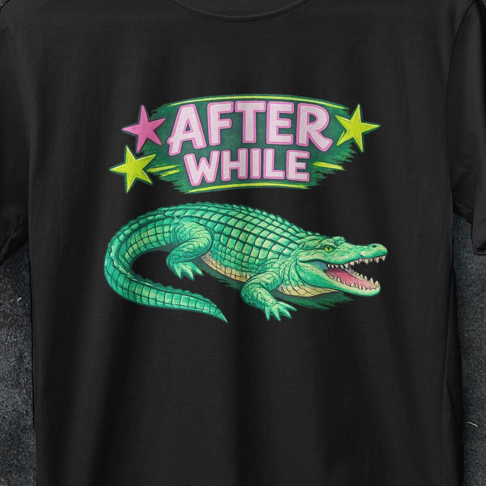 Later gator t shirt, Later Gator Alligator Summer, After A While Crocodile shirt, Crocodile Shirt, Funny Graphic Tees, After While 2XL