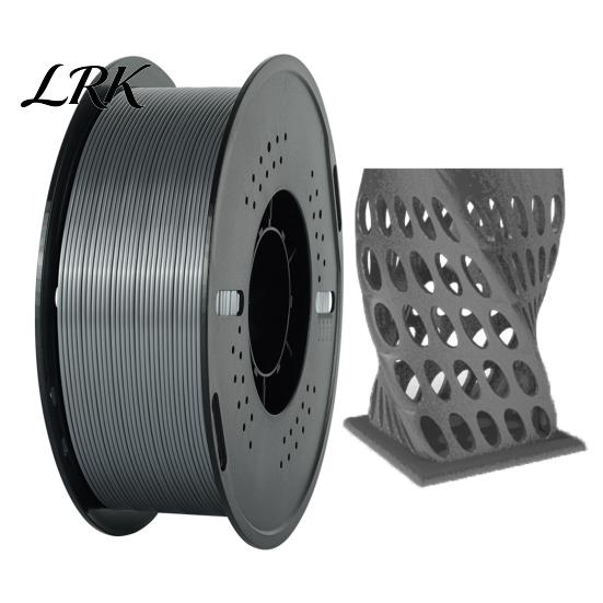 1.75mm PLA Filament Silk 3D Printer Filament, 1kg Spool for FDM Accessory Printers, Shiny Metallic DIY Ornaments and Models Printing Material