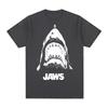 Jaws Vintage Tshirt Amity Island Welcomes You Shark fin Movie Cotton Men T shirt New Tee Tshirt Womens Tops