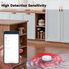 Tuya ZigBee Smart Water Leak Sensor Flood Leakage Sensor Alarm APP Remote Monitoring Flood Overflow for Kitchen Bathroom
