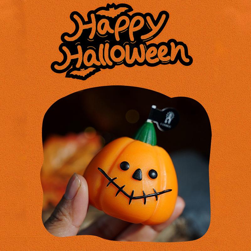 Cadou Halloween Decor de Petrecere Dovleac Simulat Ornament Fantomă Desen Animat Handmade Lumânare Ceară de Soia Ambiantă 3 Stiluri