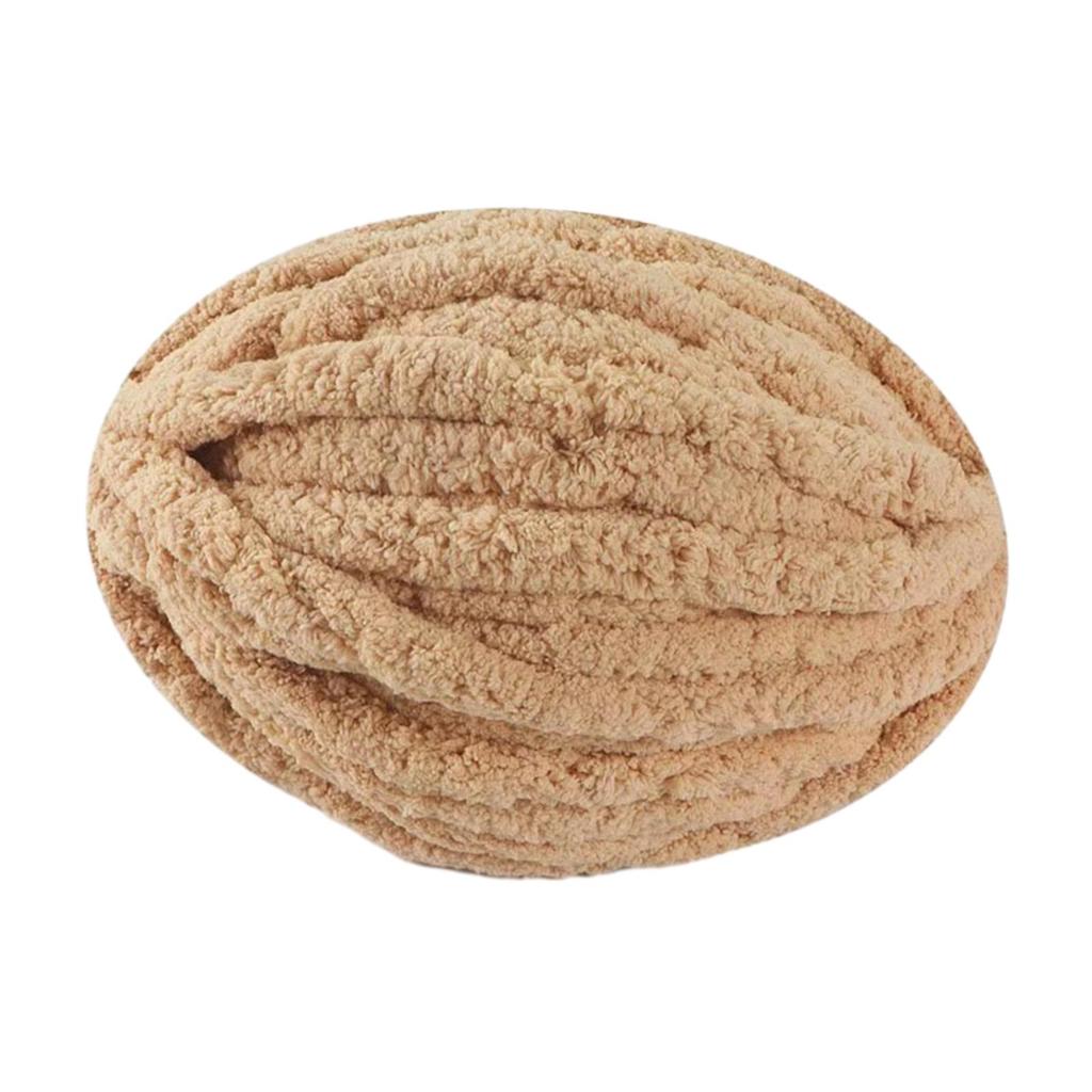 Thick Chunky Yarn Bulky Yarn Comfortable Knit Yarn Polyester Yarn for Knitted Blanket Mat Weaving Scarf DIY Craft Cushion
