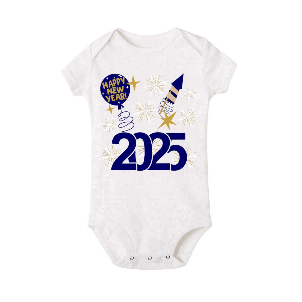 

Детский комбинезон Hello 2025 Inant Romper Новогодний подарок для малышей Комбинезон с короткими рукавами для мальчиков и девочек Одежда для новорожденных Подарок на день рождения 9 MONTH