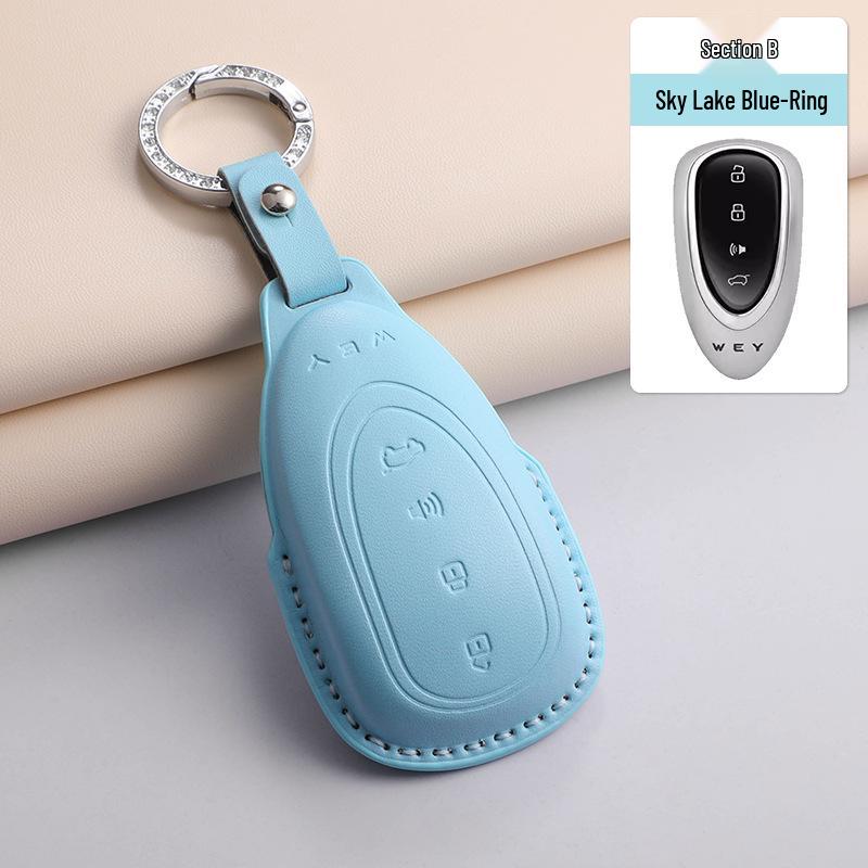 Great Wall WEY Blue Mountain Sheepskin 3D Key Fob Cover