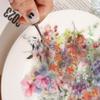 50Counts Flower Plant Sticker Water Resistant Aesthetic Sticker for Art Craft Scrapbooking Journal Phone Guitar Laptop