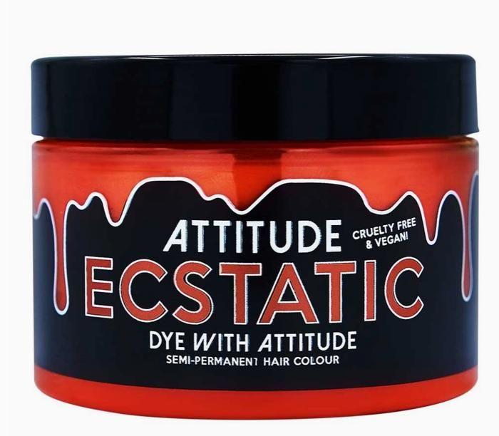 Semi-permanent Hair Dye - Attitude - Ecstatic - Orange - Vegan - 135mL