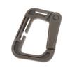 5Pcs Outdoor Plasctic Shackle Carabiner D Type Backpack Hanging Webbing Hook Buckle Multi Outdoor Hiking Camping Gear