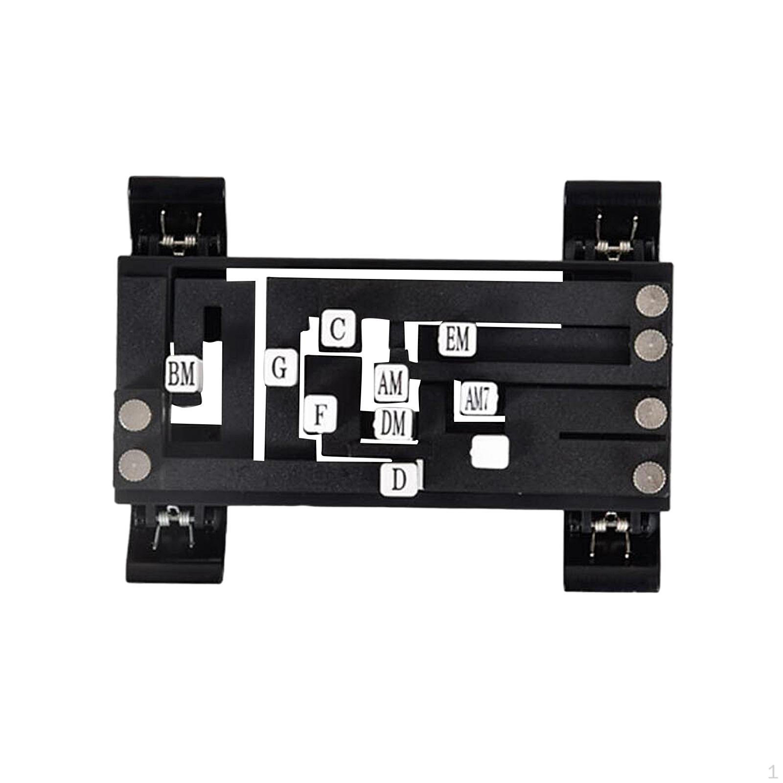 

Система обучения аккордам для гитары, классическая часть инструмента, практичная чёрный