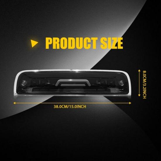 3Rd Third LED Brake Light Tail For Cargo Lamp 2009-2018 Dodge Ram 1500 2500 3500