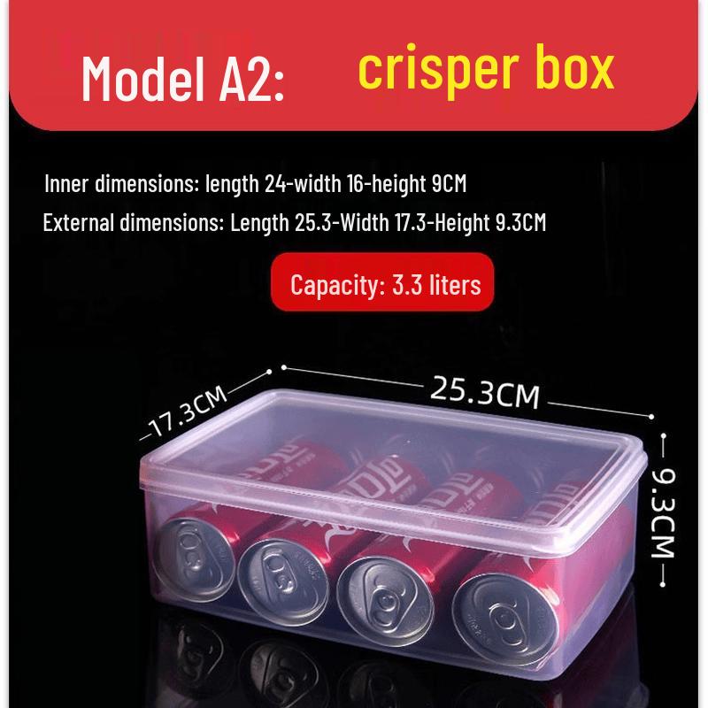 ZISIZ Transparent Plastic Food Storage Container
