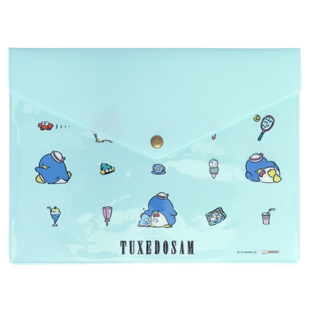 

Sunstar Stationery Sanrio Pouch Flat Case A5 Retro Sanrio Characters Tuxedo Sam S8726345