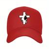 Gothic Cross Portrait Baseball Cap Mystical Art Design Unisex Durable Outdoor Adjustable Hat