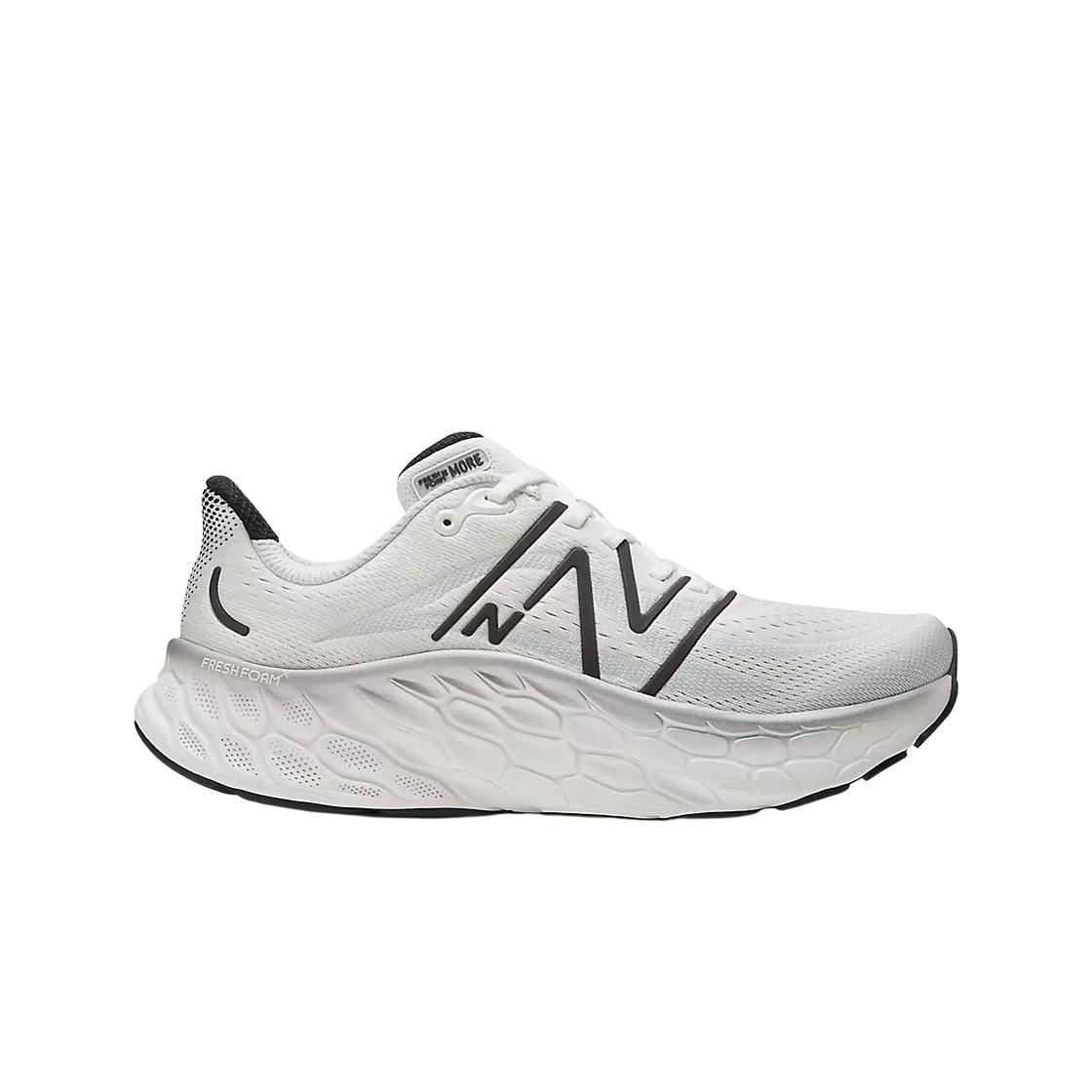 

New Balance Fresh Foam X More V4 White Black Metallic - D Standard 270