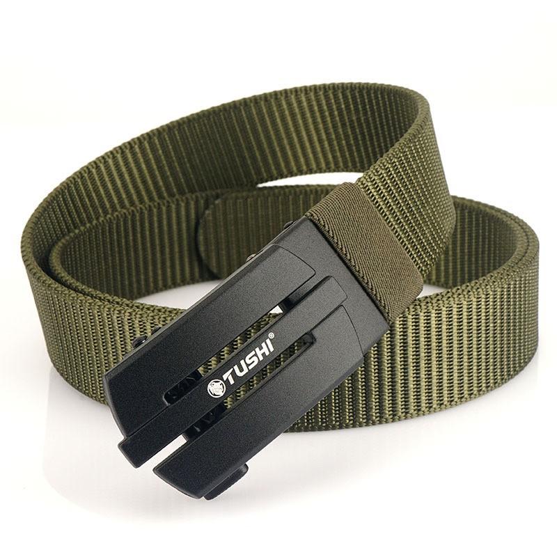 Live Streaming ECommerce Nylon Automatic Buckle Belt Outdoor Work Pants Military Training Men