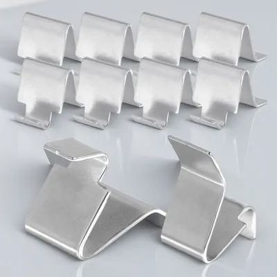 10Pcs High Strength Metal Cabinet Shelf Clips Heavy Duty Shelf Support Clips for File Cabinets Bookcase Shelving Mounting