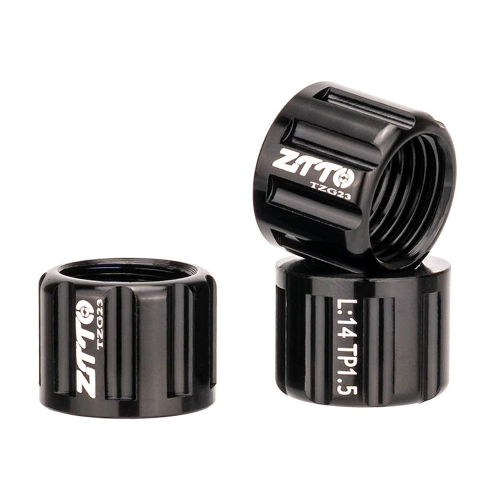 Bicycles Thru Axles Nut M12 M15 P1.0 P1.5 P1.75 Hubs Shaft Cap Road Bike Fork Quick Release Nut Bike Accessories Part