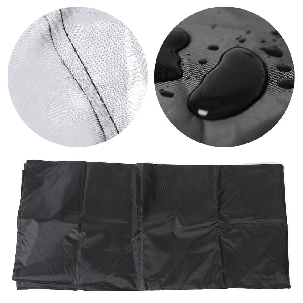 210 X 120cm Automobile Magnetic Front Windshield Cover Black Snow Ice Frost Wind Shade Protector
