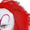 Scary Halloween Clown Masque with Red Hair Full Head Adult Evil Joker Latex Masque for Halloween Party Cosplay Masquerade Costume