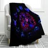 Twelve Constellation Flannel Throw Blanket Gifts for Women Kids Girls Decor for Home Bedroom Living Room Soft Cozy Lightweight