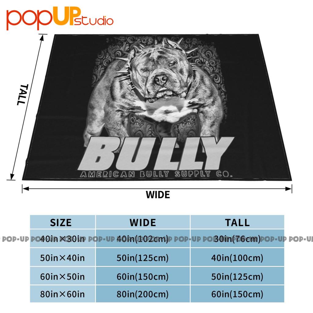 Bully American Bully Pit Bull Ultra-Soft Blanket Quilt Winter Sofa Cover Bed Covers