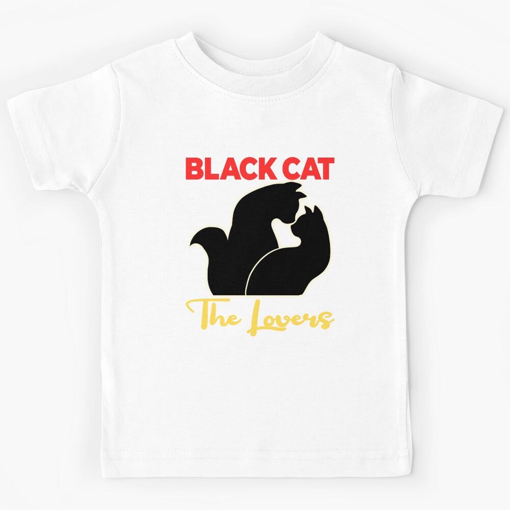 Black Cat the Lovers Kids T-Shirt 160