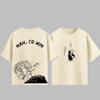 T-shirt Unisex Donna in Puro Cotone Estate Stile Harajuku Moda Girocollo Manica Corta Anime Giapponese Jujutsu Kaisen Y2K