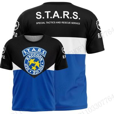 Resident Evil T-Shirt Men Women 3D Print Anime Game Graphic Tee Short Sleeve Casual Oversized Tops Camiseta Hombre