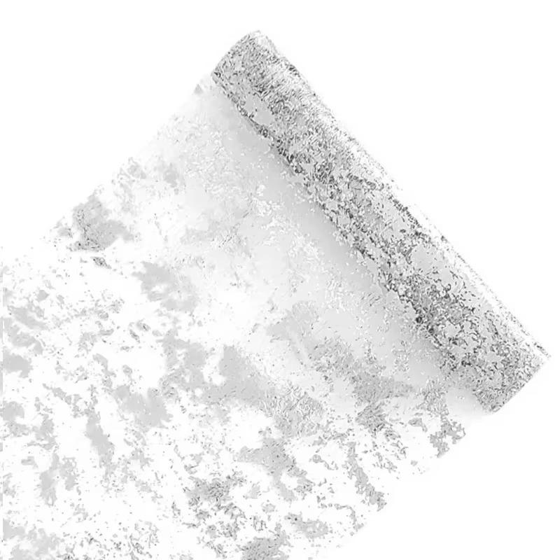 Table Runner 1PCS Hot Stamping Foil Messy Mesh Gold Mesh Tablecloth Wedding Christmas Day Party Decoration