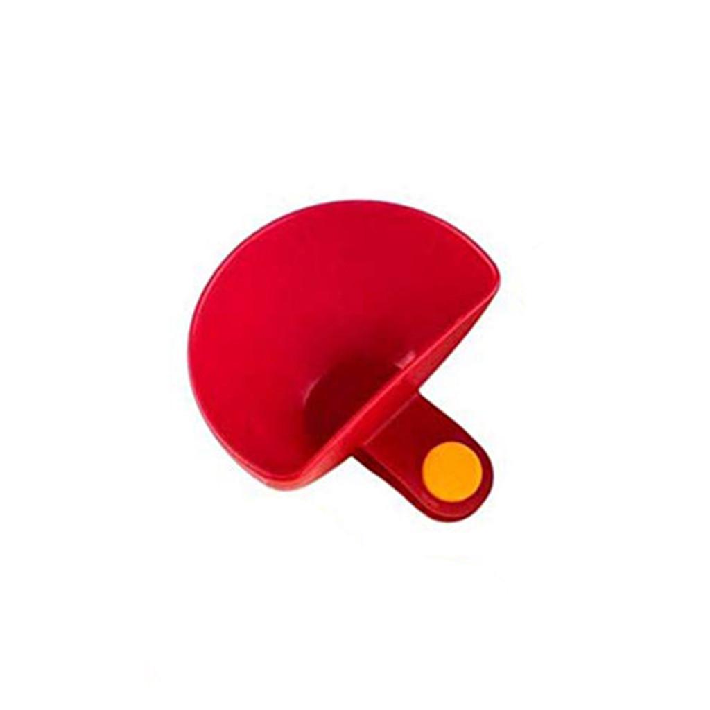 

1PCS Assorted Seasoning Sugar Tomato Dishes Kitchen Clip Bowl Dip красный